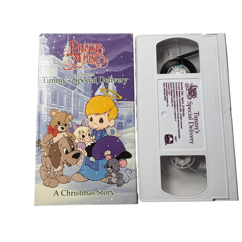 Precious Moments: Timmy’s Special Delivery: A Christmas Story (VHS 1993) Cartoon